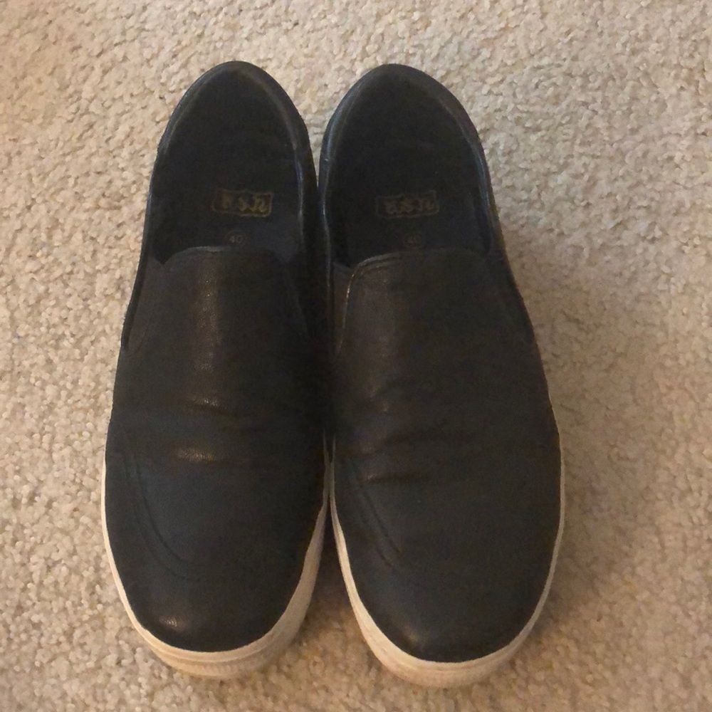 ASH | Jungle Leather Platform Sneakers Black, 40